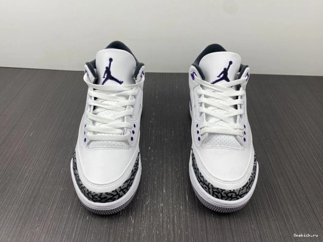 One Kick 3 Iris' 'Dark Jordan CT8532-105 Air Retro 0715